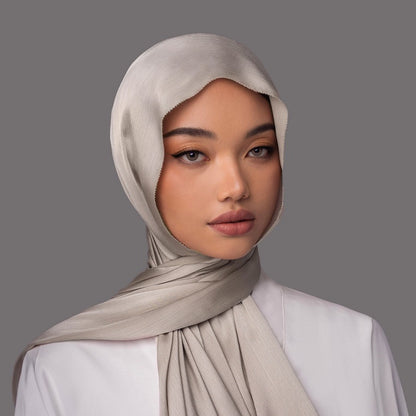 Sheen Textured Silk Pashmina