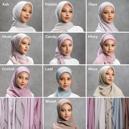 Daily Plain Hijab Square